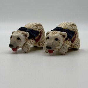 David Frykman Figurines by Frykman Polar Bear with Scarf Shelf Sitter 2.25" Reti